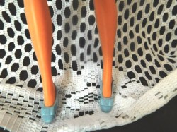 BARBIE JAPAN LIME GREEN,  LIGHT BLUE OR  NAVY ROYAL  BLUE  OR REPRO ORANGE SQUISHY BOW SHOES choice